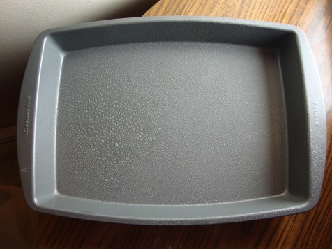 Greased Pan for Amazing Corn Bread